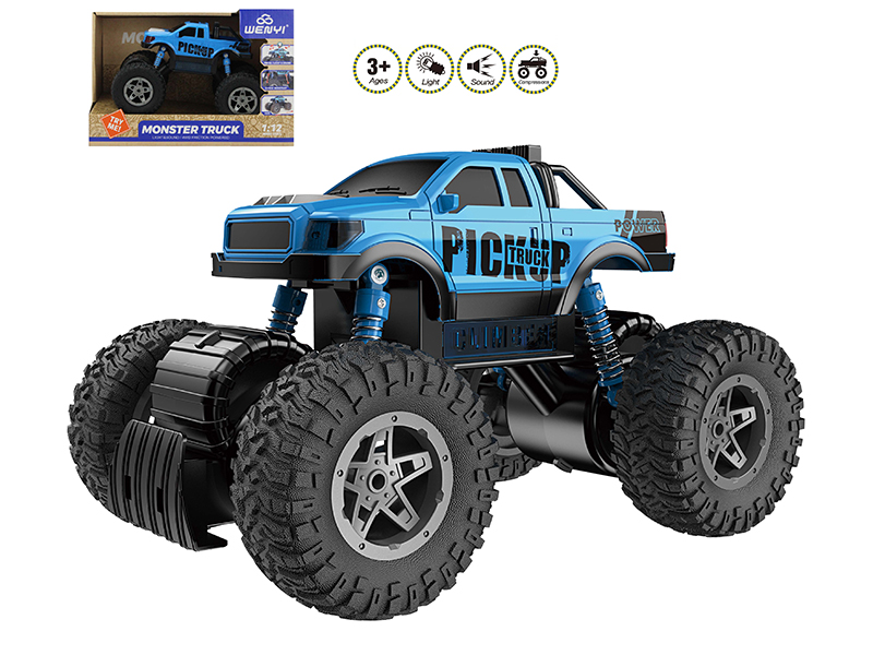 1:12 Friction Cross Country Car(4WD,Compressions,Aseismatic Function)