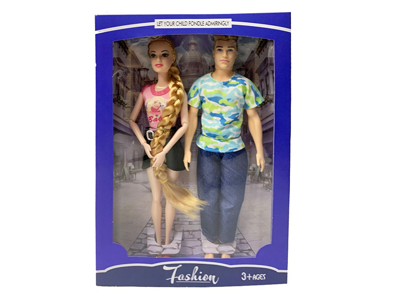 11.5 Inch Solid Fashion Couple Doll