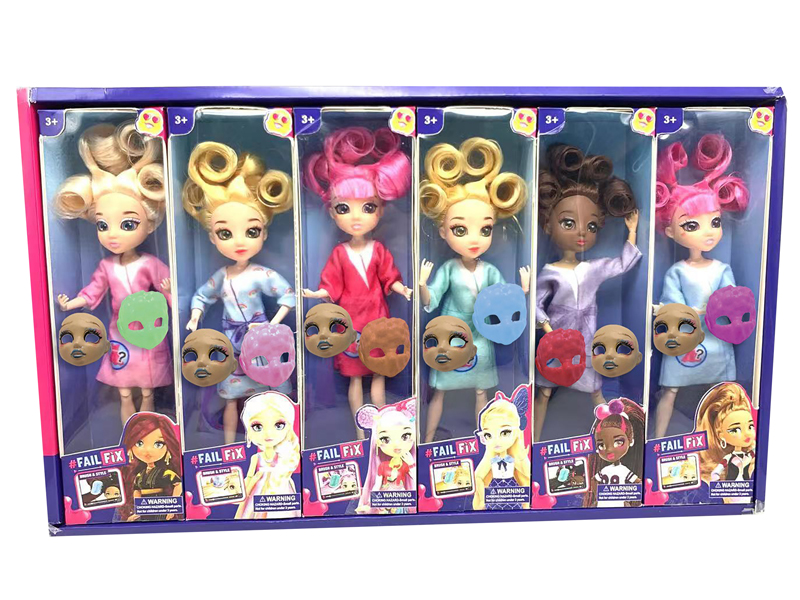 9 Inch 11 Joint Solid 3D Real Eyes Face Changing Makeup Pajamas Doll Hair With Fragrance