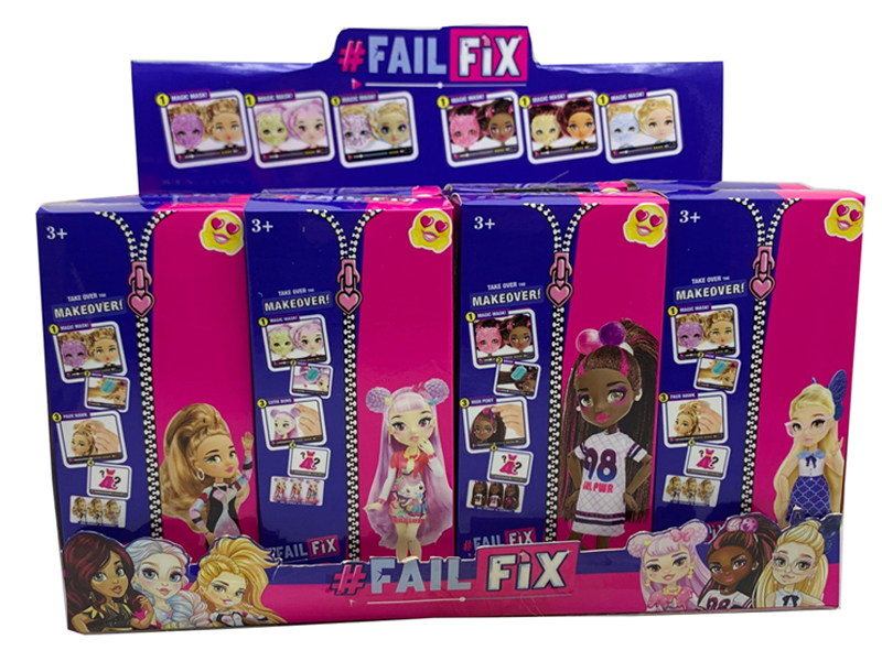 6 Inch Solid 3D Real Eyes Face Changing Makeup Fashion Doll Hair With Fragrance