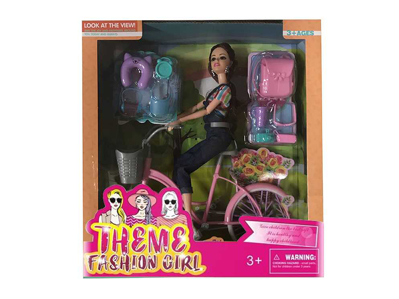 11.5 Inch 11 Joint Solid Theme Bicycle Fashion Doll Belt Accessories