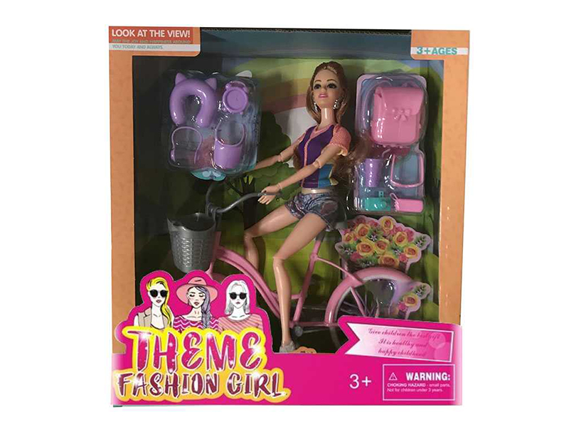 11.5 Inch 11 Joint Solid Theme Bicycle Fashion Doll Belt Accessories