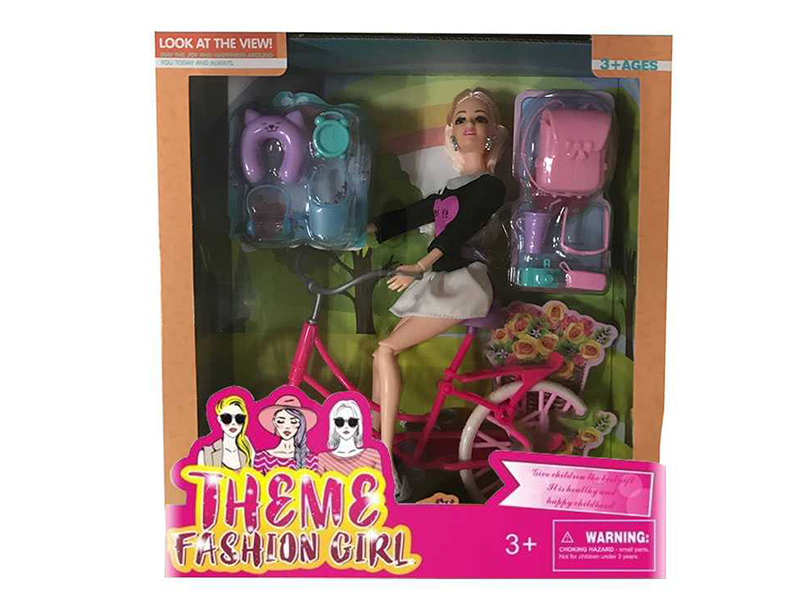 11.5 Inch 11 Joint Solid Theme Bicycle Fashion Doll Belt Accessories