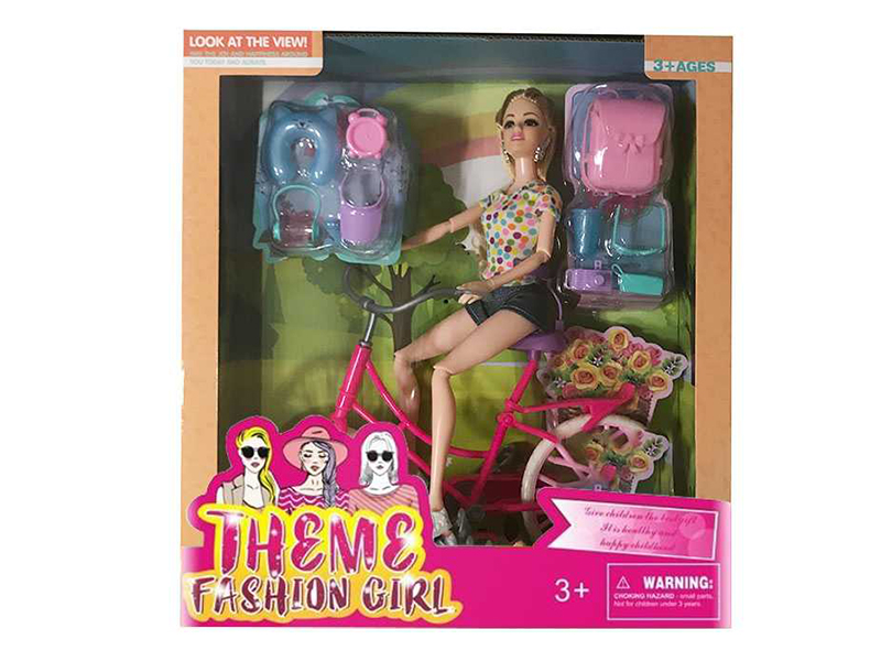 11.5 Inch 11 Joint Solid Theme Bicycle Fashion Doll Belt Accessories