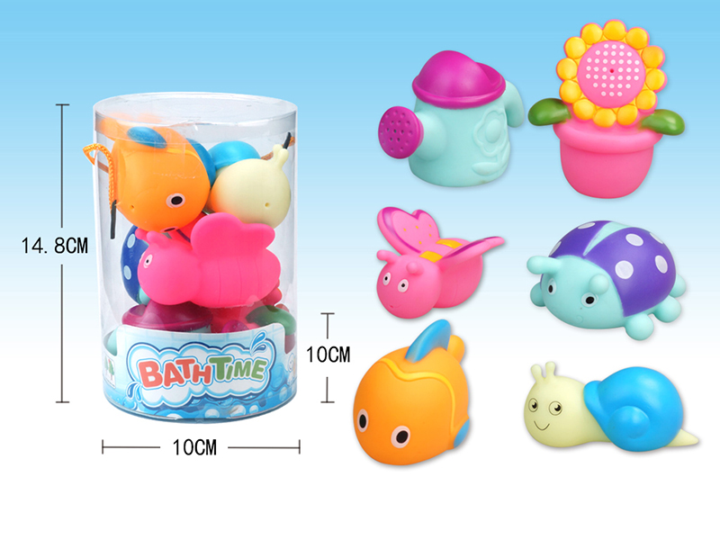 6pcs Spray Water Bath Toys