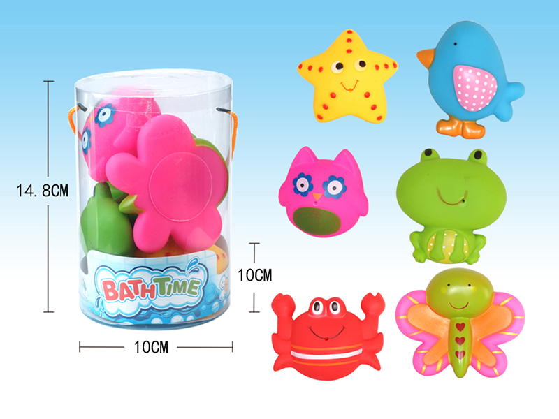 6pcs Spray Water Bath Toys
