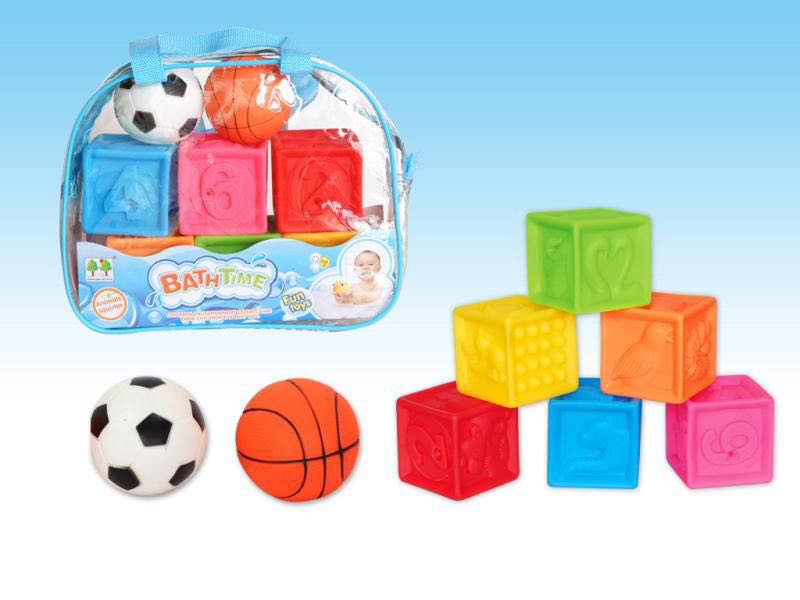 8pcs Spray Water Bath Toys