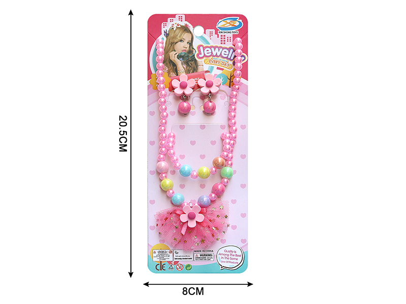Girl Jewelry - Necklace Eardrop 4PCS