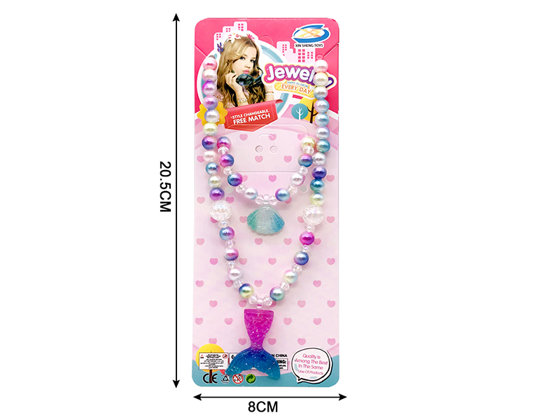 Girl Jewelry - Mermaid Necklace 2PCS