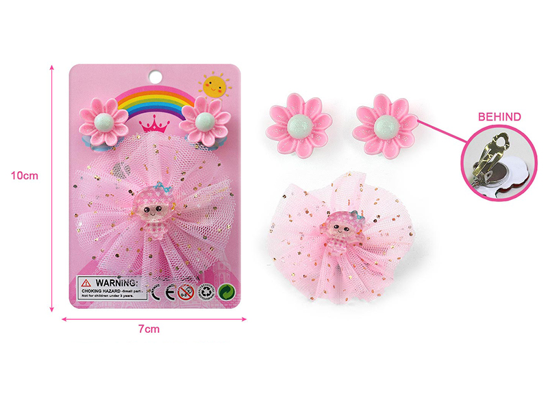 Girl Jewelry - Earclip ,Hair Accessories Set