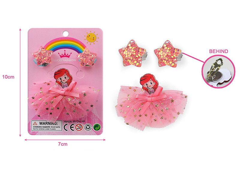 Girl Jewelry - Earclip ,Hair Accessories Set