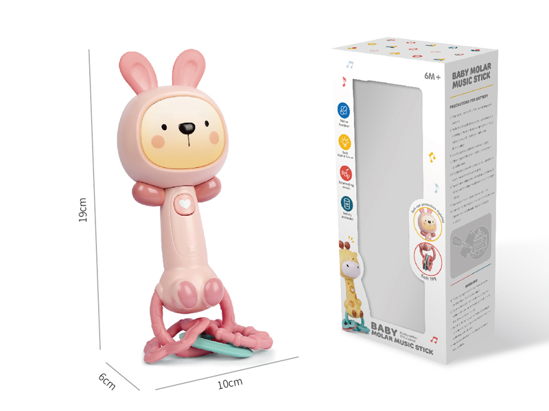 Rabbit Music Stick With Light Music