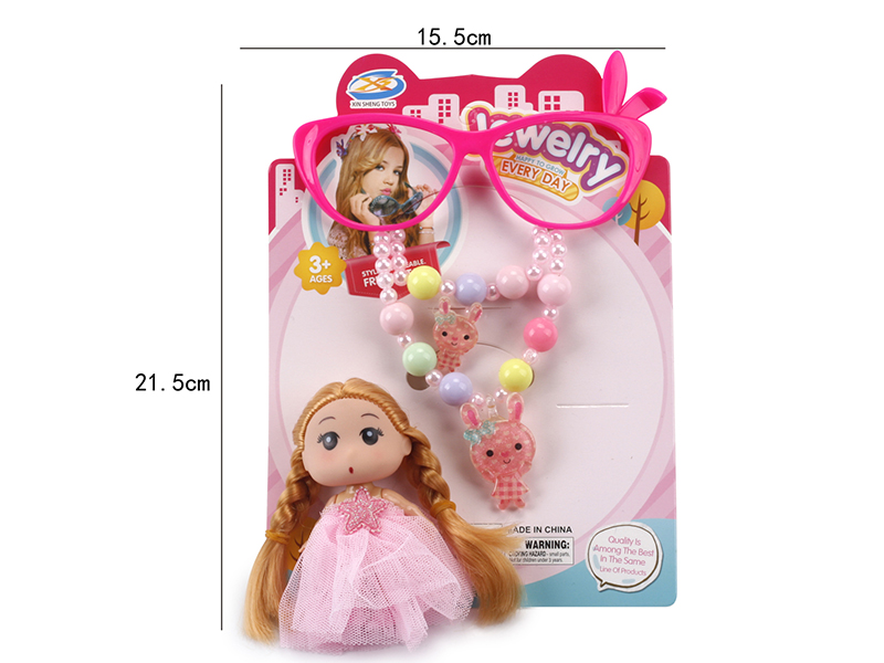 Girl Ornaments Toys 5pcs