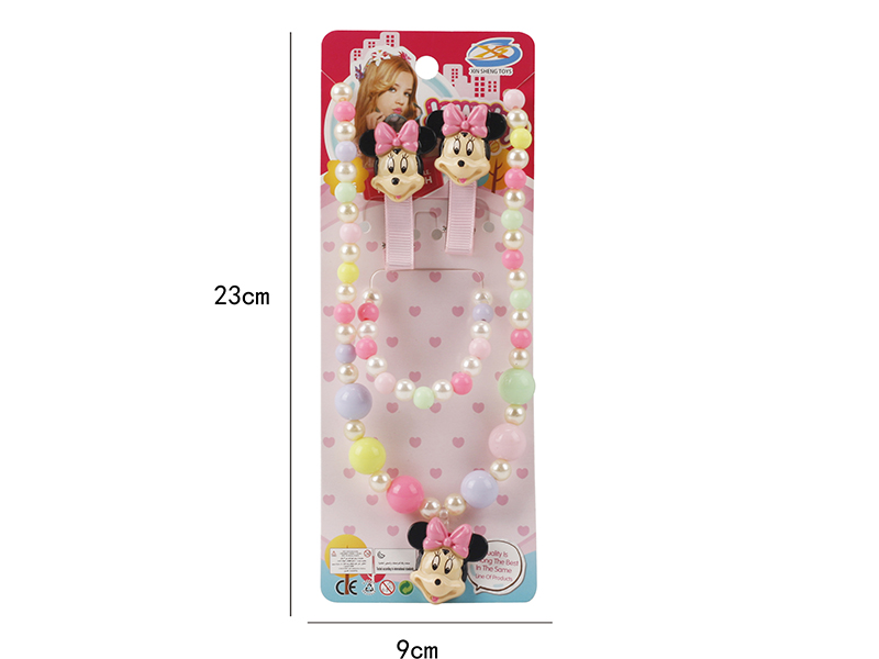 Girls Jewelry - Hairpin Necklaces Four Piece Set