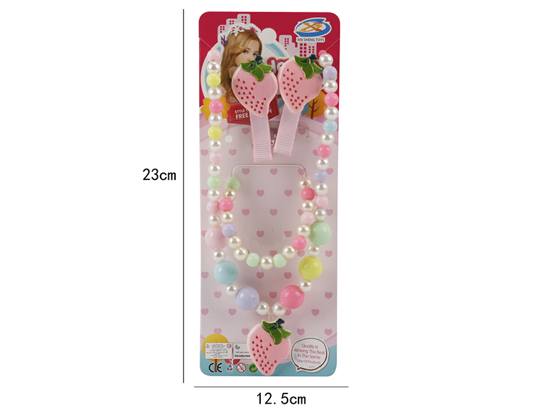 Girls Jewelry - Hairpin Necklaces Four Piece Set