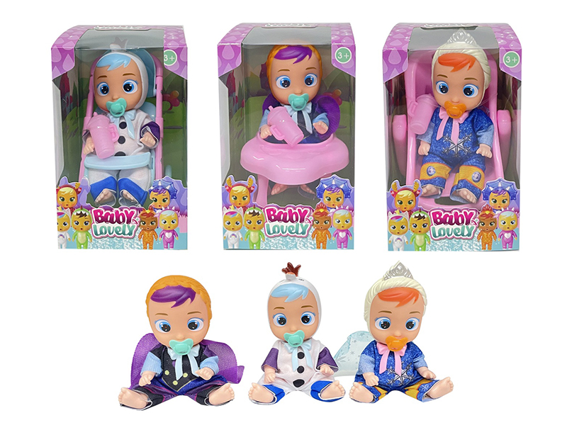 6 Inch Solid Crying Doll