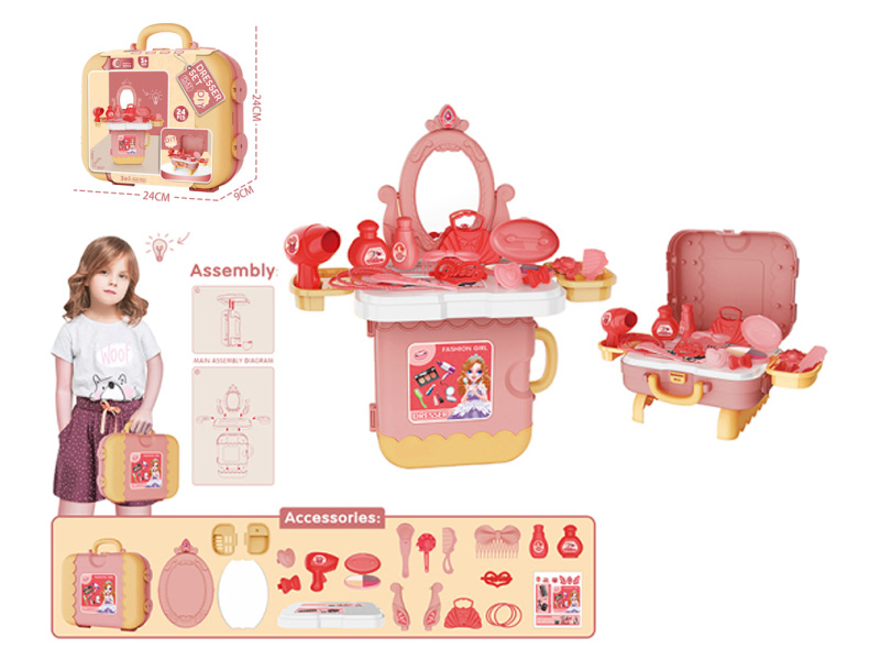 Dressing Table And House Set Toys