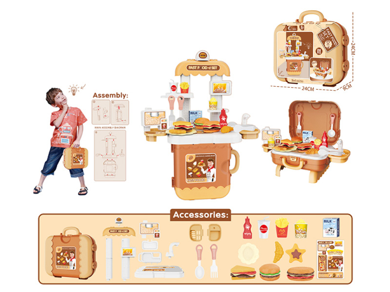 Fast Food House Set Toys