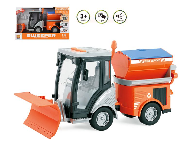1:16 Friction Snowplow(With Light And Sound)