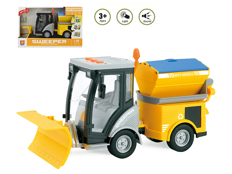 1:16 Friction Snowplow(With Light And Sound)