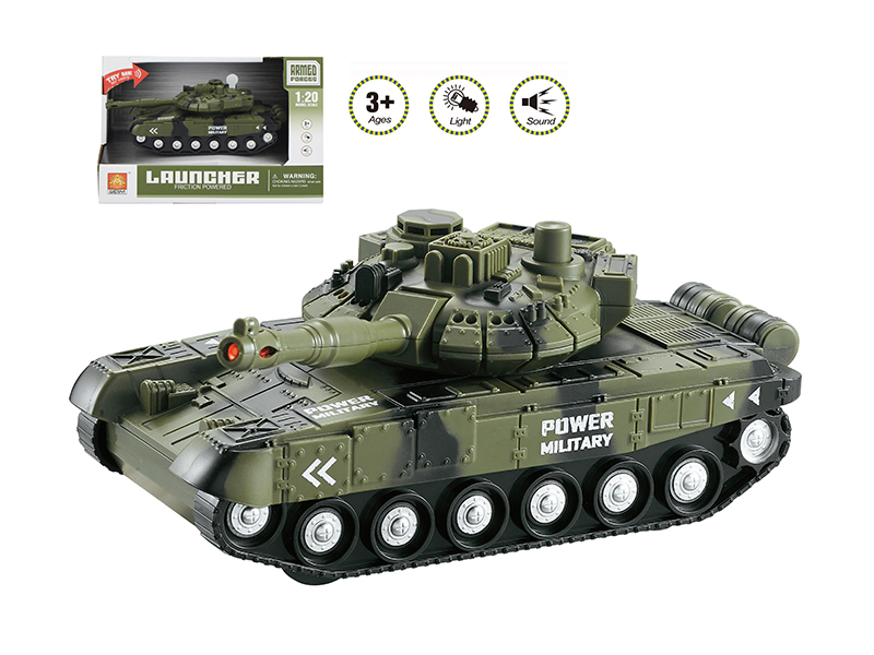 1:20 Friction Tank(Light & Sound)