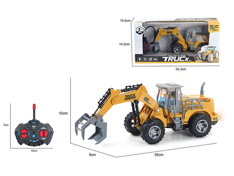 1:30 R/C 4CH High Arm Gripper Engineering Vehicle With Light