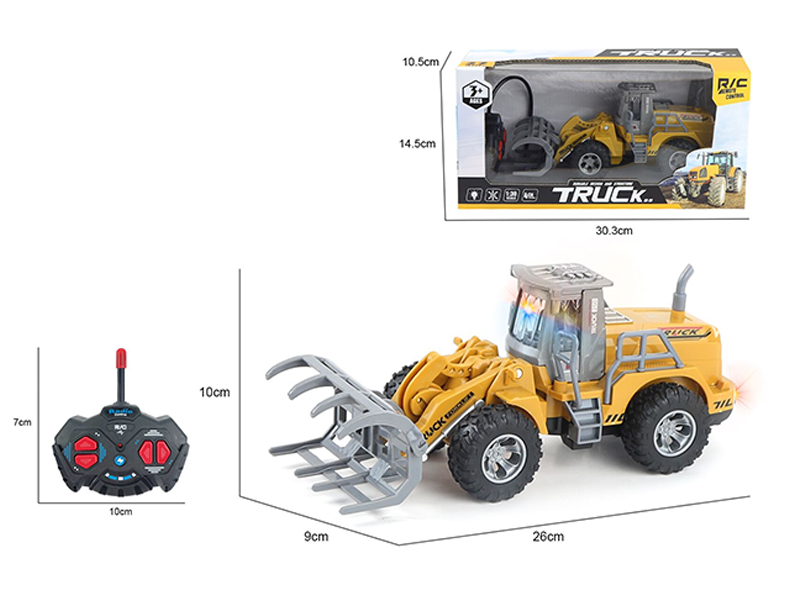 1:30 R/C 4CH Flat Arm Engineering Vehicle With Light