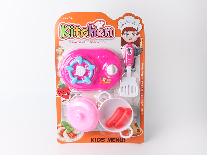Solid Color Kitchen Set