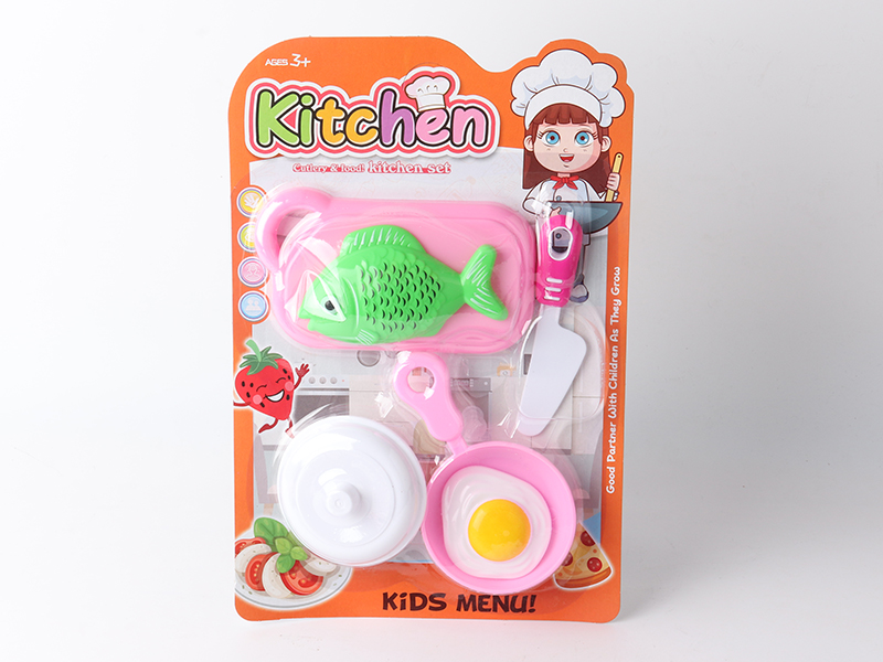 Solid Color Kitchen Set