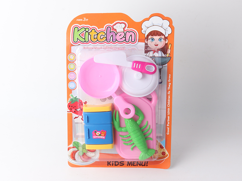 Solid Color Kitchen Set