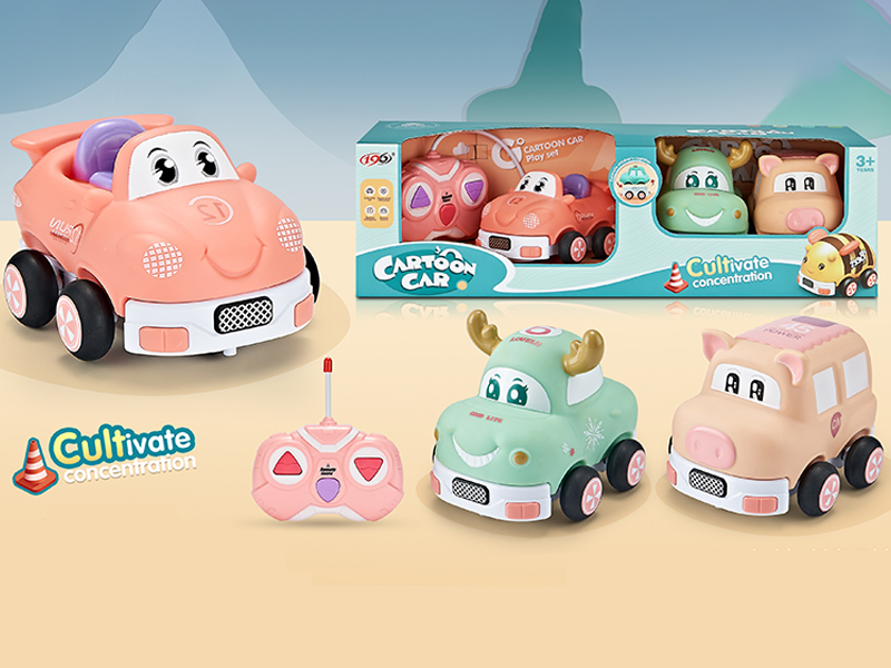 R/C 2CH Enamel Deer Car Racing Pig Car (With Light)