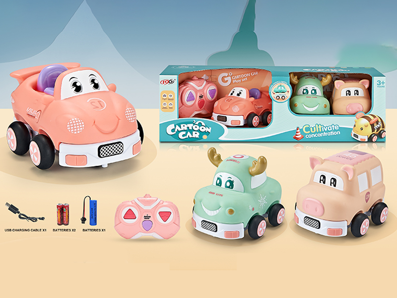 2.4G R/C 3CH Enamel Deer Car Racing Pig Car (With Light And Music+ Power Pack)