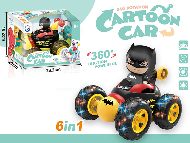 4-Channel Remote Control Batman Stunt Car