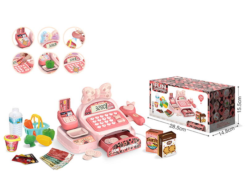26PCS Cash Register Toy