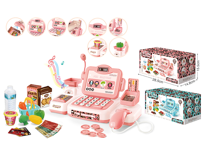 27PCS Cash Register Toy