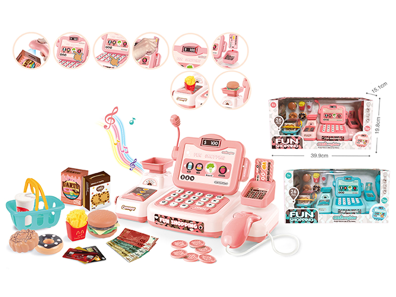 27PCS Cash Register Toy