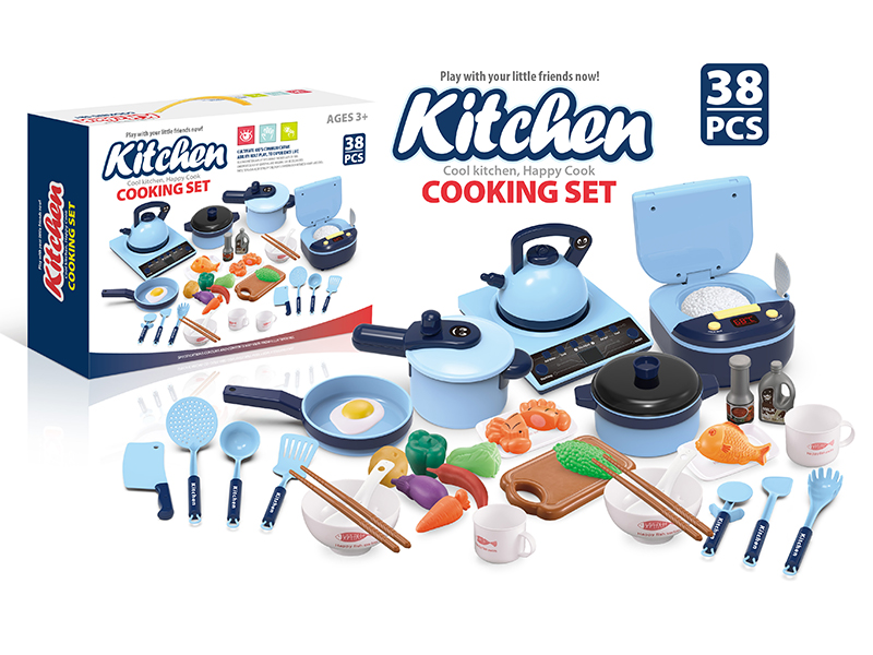 Simulated Large Kitchen Toys 38pcs