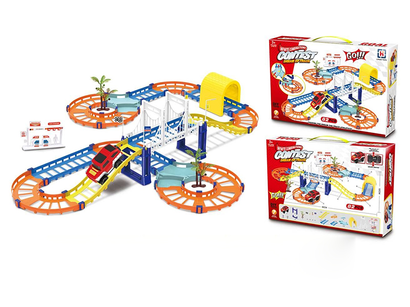 Electric High Speed Rail Car 82pcs