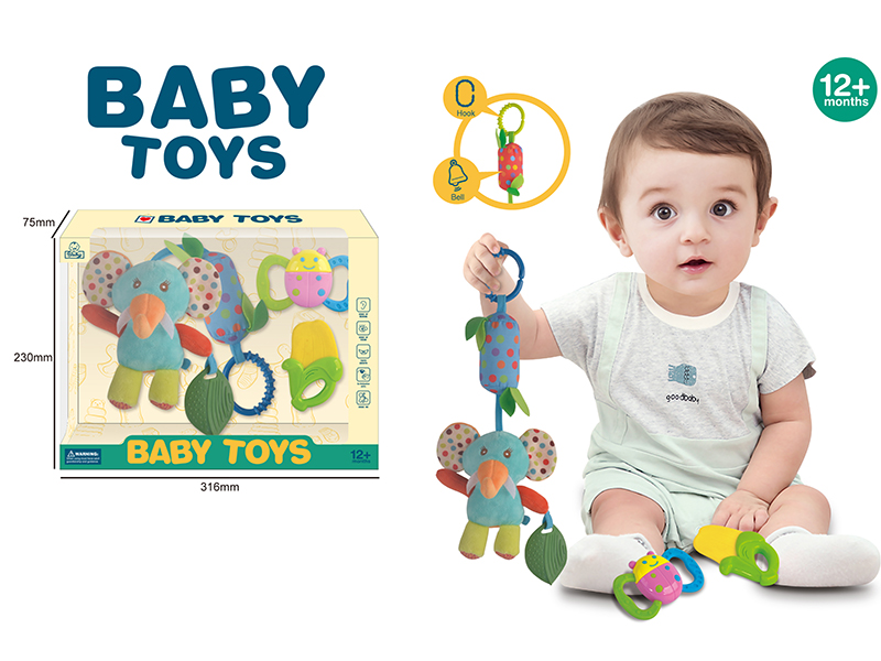 Elephant Bell + Teether