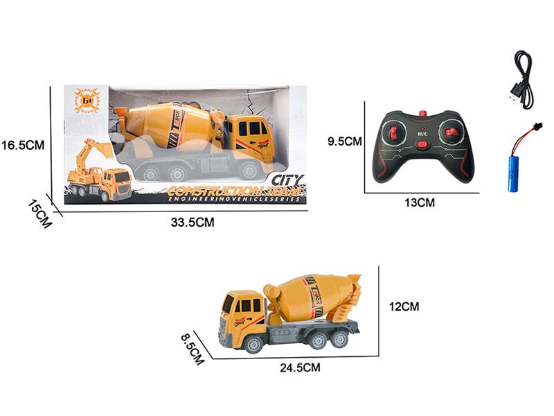 R/C 4CH Oil Tank Engineering Vehicle