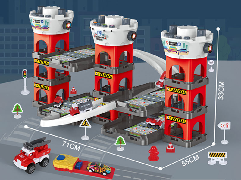 Fire Protection Version Of Parking Lot Building