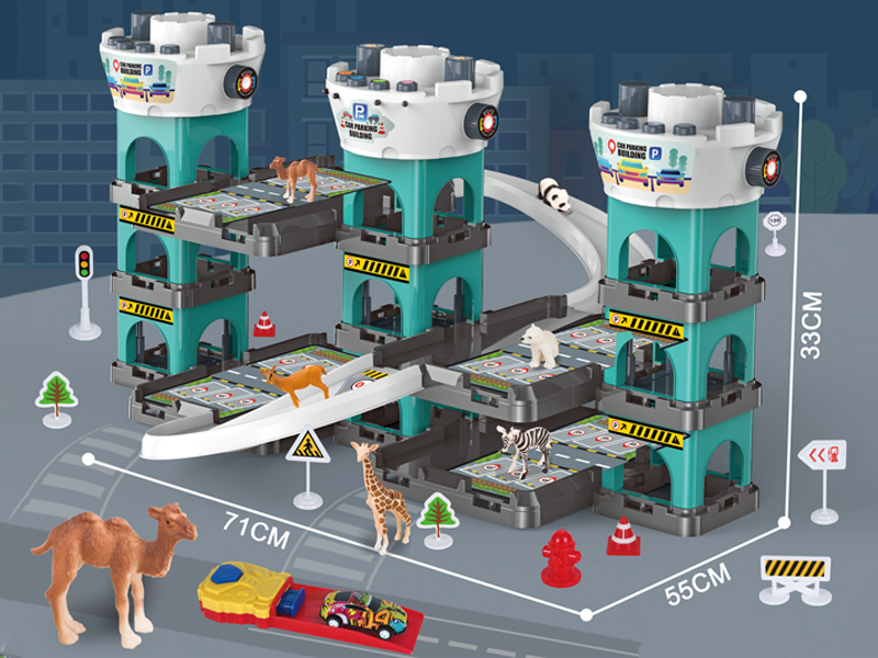 Animal Version Of Parking Lot Building