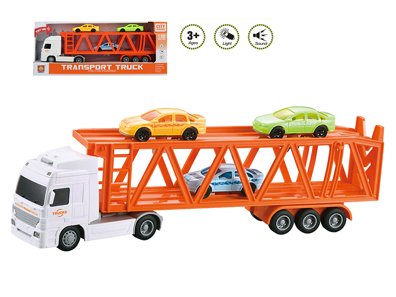 1:50 Friction Transport Truck(Sound And Light)