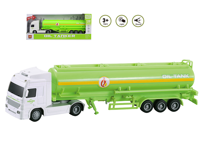 1:50 Friction Oil Tank Truck(Sound And Light)