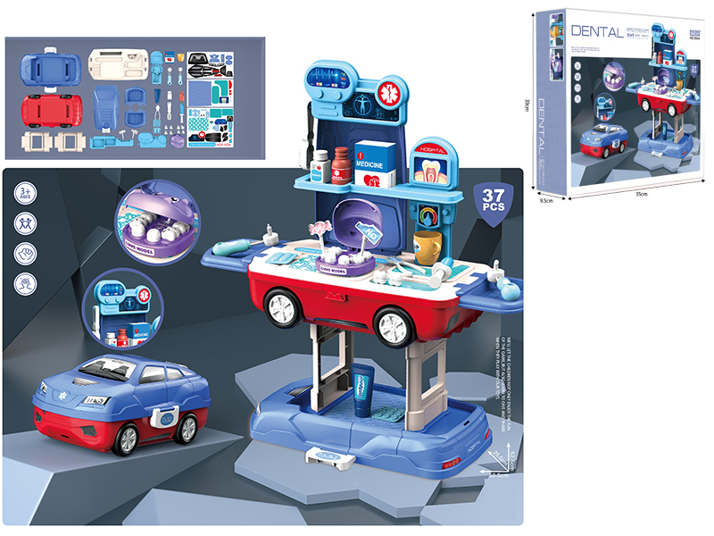 Dental 2 In 1 Multi-Function Sports Car 37pcs