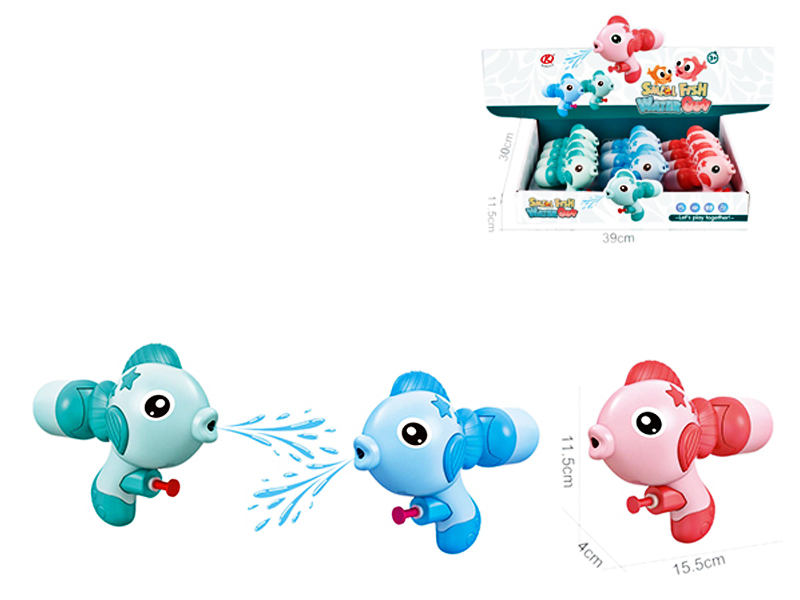 12PCS Fish Water Gun