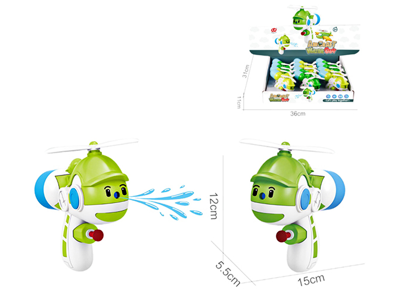 12PCS Small Aircraft Water Gun