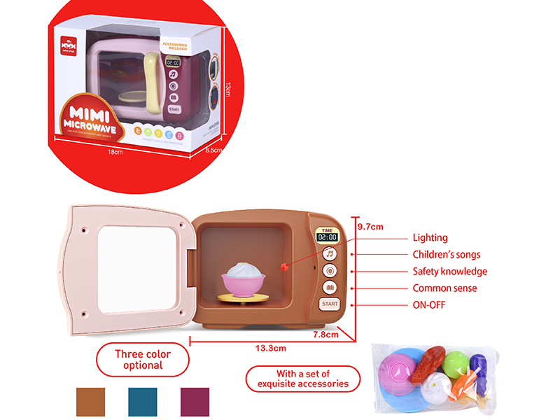 Microwave Oven With Light And Music