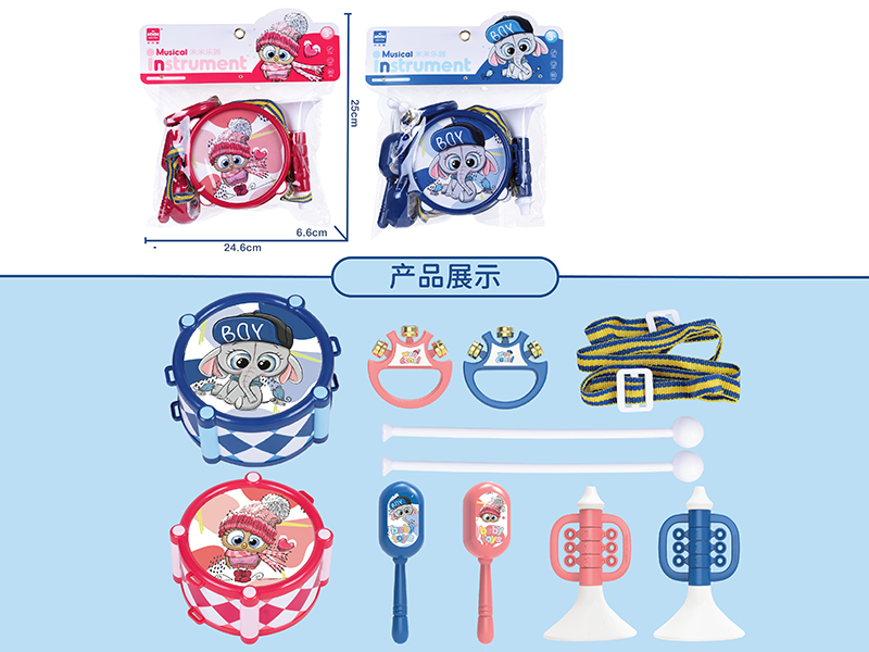 Small Size Musical Instrument Drum Set