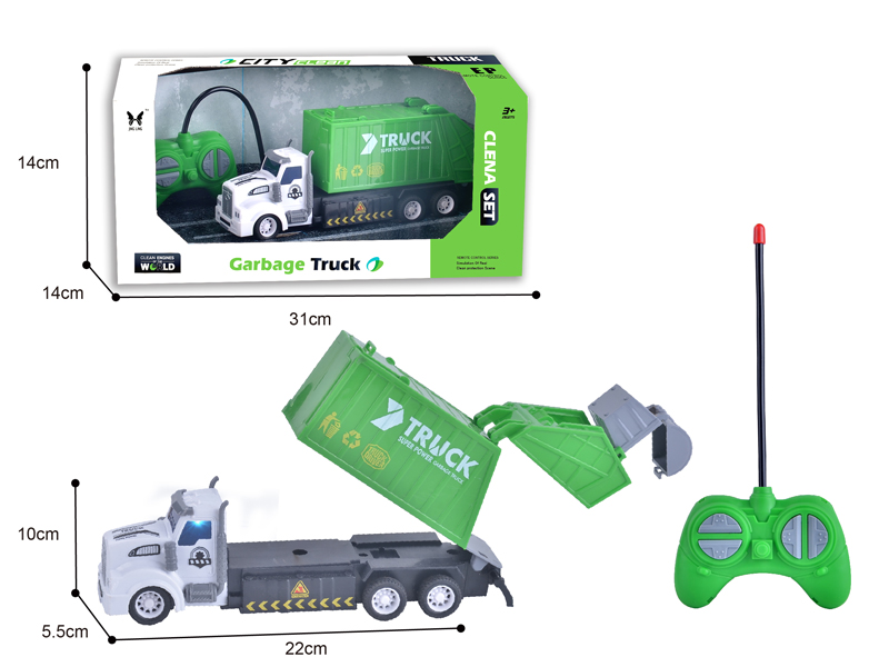 1:48 R/C 4CH Long Head Garbage Carrier